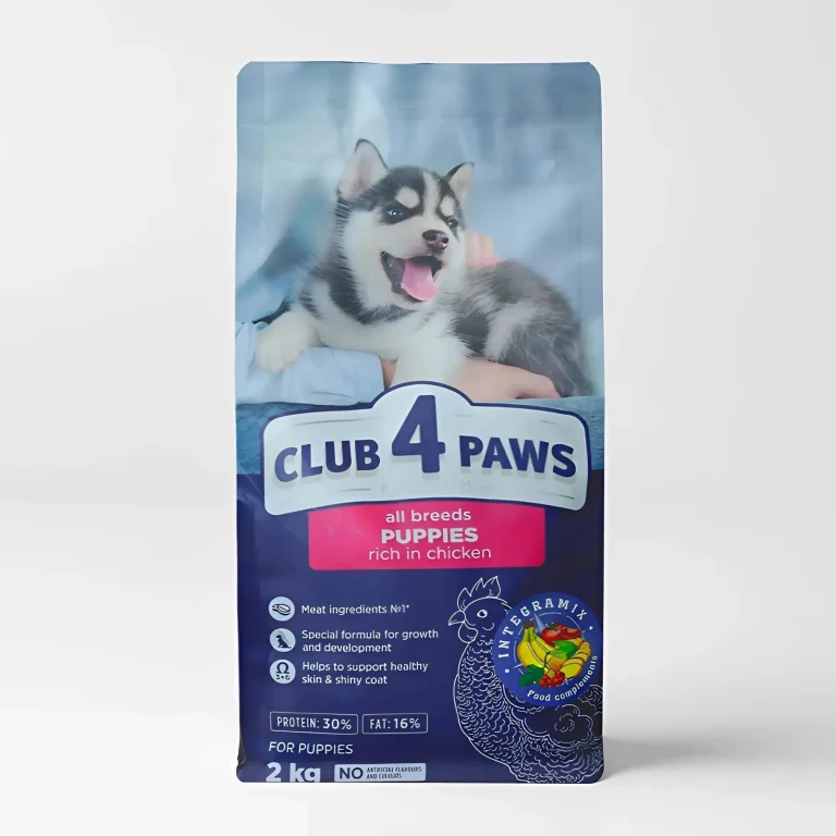 Club 4 Paws All Breeds rich in chicken Chicken Dry For all breads Puppy 2kg