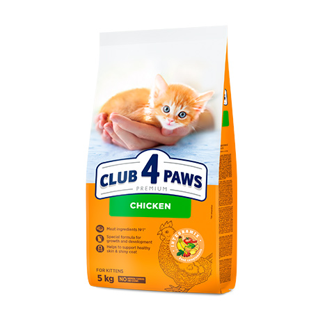 Club 4 Paws Kitten Chicken Dry 2k